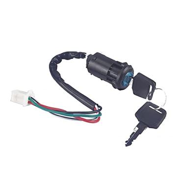 Imagem de Estink Substituição do Interruptor de Ignição, Plug and Play para Cadeado de Chave de Plástico e Metal para ATV, Kart, Dirt Bike, Ciclomotor e Scooter