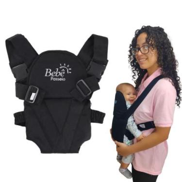 Imagem de Canguru carrega bebê ergonômico passeio modelo panda várias cores - LE