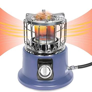 Imagem de CGKs6anmU Aquecedor portátil para acampamento ao ar livre fogão a gás aquecedor de barraca de acampamento para pesca no gelo, caminhadas, caça, sobrevivência, pátio de emergência
