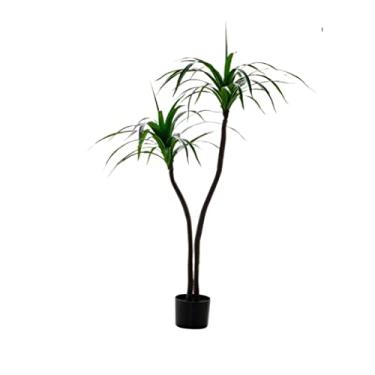 Imagem de SLGGPJBU Plantas falsas planta artificial planta artificial simulação de árvore planta falsa vaso interior escritório loja jardim decoração exterior presente plantas artificiais interior exterior, A