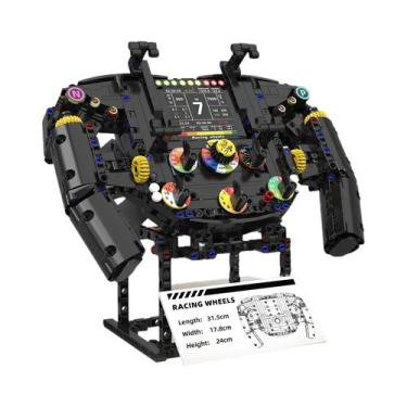 Imagem de Brinquedo De Blocos De Montar DIY Para Crianças: Volante De Fórmula 1 