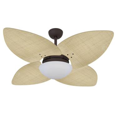 Imagem de Ventilador De Teto Vd42 Dunamis Marrom Rattan Natural 220V