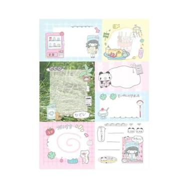 Imagem de Blocos De Notas Fofos Kawaii, 50 Folhas, Scrapbooking, Papelaria, Livr