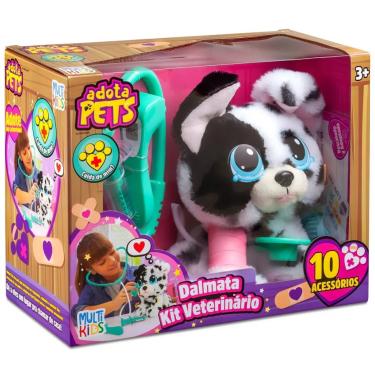 Imagem de Adota Pets Kit Veterinário com Acessórios Multikids 1706