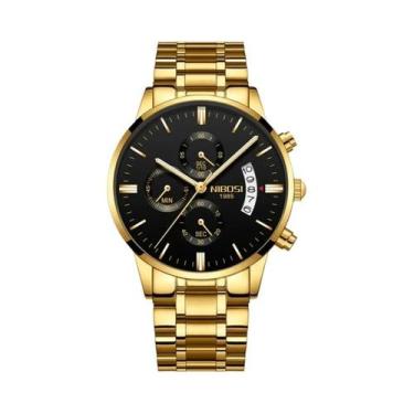 Imagem de Relógio De Luxo Masculino NIBOSI, Marca Top, Relógio De Pulso Militar 