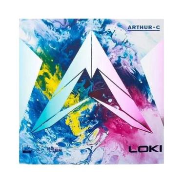 Imagem de Borracha Colorida Para Tênis De Mesa LOKI Arthur-C Com Esponja Ultra-D