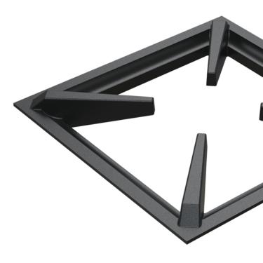 Imagem de Grelha 4 Hastes MTQ Fogão Industrial Ferro Fundido 30x30cm