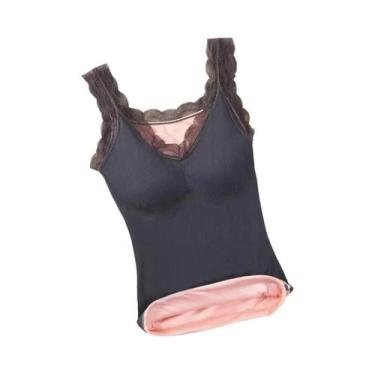 Imagem de Colete Térmico plus Size Feminino, Roupa Íntima Térmica De Inverno, Ca