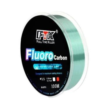 Imagem de Linha De Pesca Fluorocarbono FTK 100M De Alta Resistência 4.13LB-34.32