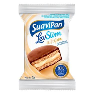 Imagem de Alfajor Levslim Chocolate Branco Suavipan 25g