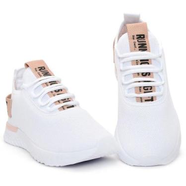 Imagem de Tênis para Academia Feminino Caminhada Esportivo Branco Olimp Viper Sh