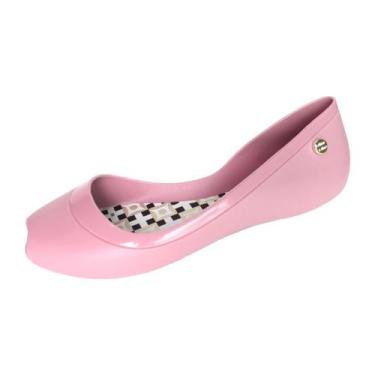 Imagem de Sandália Feminina Peep Toe Adulto 50003 - Miss-Miss Calçados, Rosa, 35