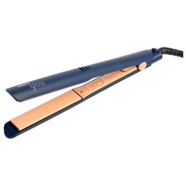 Imagem de Chapa Taiff Gloss Blue Bivolt Alisamento Profissional, Azul, Bivolt