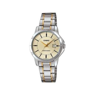 Imagem de Relógio Casio Collection Feminino Casual Analógico Prova D Àgua Prata 
