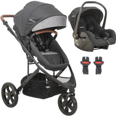 Imagem de Carrinho de Bebe Passeio Bebe Conforto Kiddo Trek Melange Grafite