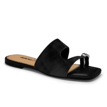 Imagem de Sandalia Feminina Rasteira Dakota Conforto Anel Dedo Moda Casual Ref: Y9932-Feminino