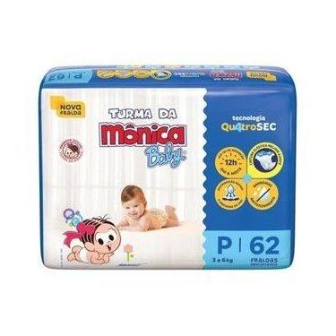 Imagem de TURMA DA MÔNCA - Fralda Mega - Escolha o tamanho, TAM - P C/ 62