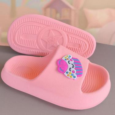 Imagem de Chinelo Infantil Nuvem Menina Confortável Sandalia Feminina Slip Papet