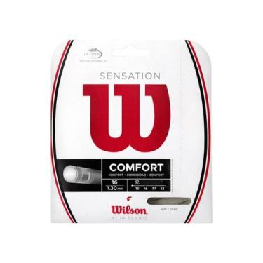 Imagem de Corda Wilson Sensation 130 Gauge 16 para Raquete de Tennis, Natural