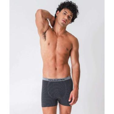 Imagem de Cueca Masculina Boxer DUOMO Preto-70173, Preto, P