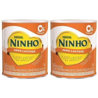 Imagem de Kit Composto Lácteo Sem Lactose Ninho Forti+ 700g - 2 Unidades-Unissex