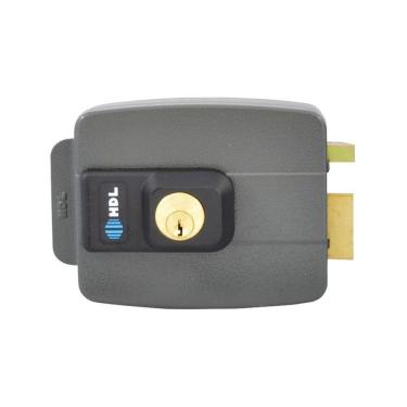 Imagem de Fechadura Eletrica Hdl C-90 Dupla Cinza