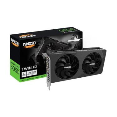 Imagem de Gpu INNO3D Geforce RTX 5050 TWIN X2 8GB 128BITS GDDR6 N50502-08D6-1740