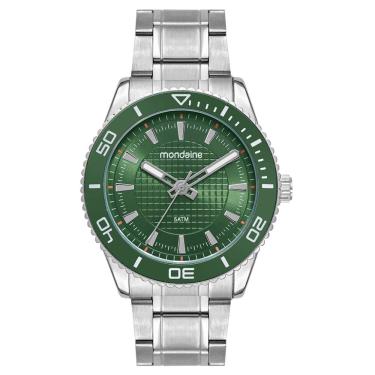Imagem de Relógio MONDAINE masculino analógico verde 33026G0MVNE4