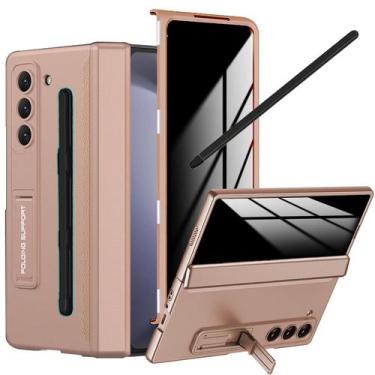 Imagem de Capa YQODSZ para Samsung Galaxy Z Fold 5 com tela de privacidade