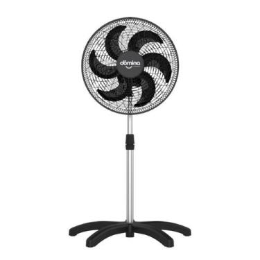 Imagem de Ventilador Coluna 50CM Dômina Silencioso Turbo 127v e 220v, Preto