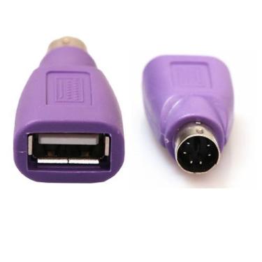 Imagem de Adaptador Usb Fêmea Para Ps2 Macho Conector Para Teclado ou Mouse Torn