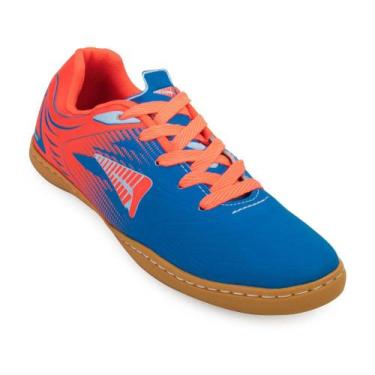Imagem de Tênis Futsal Winner Infantil WN23-085, 28, Azul, Laranja