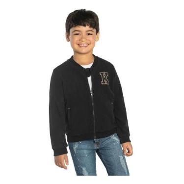 Imagem de Jaqueta Infantil Moletom Menino Casaco Inverno 100% Algodão - Rovitex 