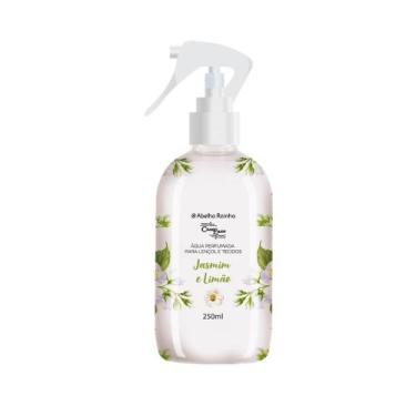 Imagem de Água Perfumada Para Lençol e Tecidos Jasmim e Limão 250ml - Abelha Rai