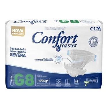 Imagem de Fralda Geriátrica Confort Master Regular Incontinência TAMANHO:G, G
