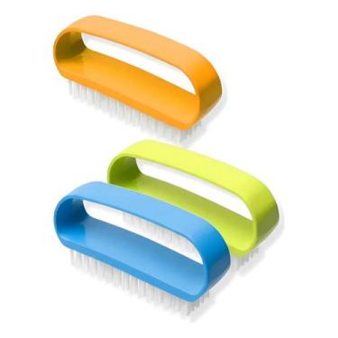 Imagem de Escova Multiuso P/ Limpeza Geral Kit Com 3 Unidades Cores Sortidas - U