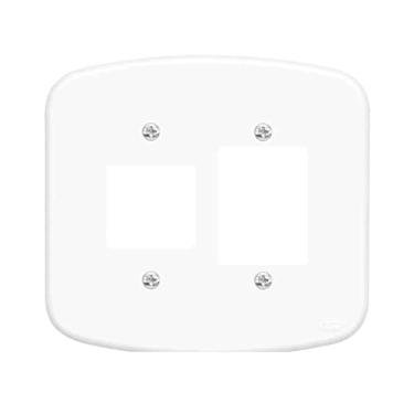 Imagem de Placa 4 x 4 Blanc 2 Interruptores 3 Tomadas Fame