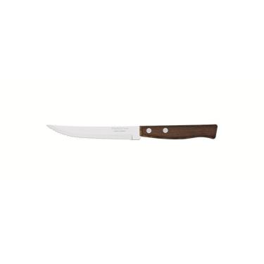 Imagem de Conjunto de Facas para Churrasco e Frutas Tramontina Tradicional com Lâminas em Aço Inox e Cabos de Madeira Natural 3 Peças Tramontina