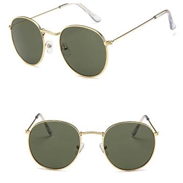 Imagem de Luxury Mirror Sunglasses Women/Men Lady Classic Round Sun Glasses UV400 Outdoor Oculos De Sol Gafas,2,China