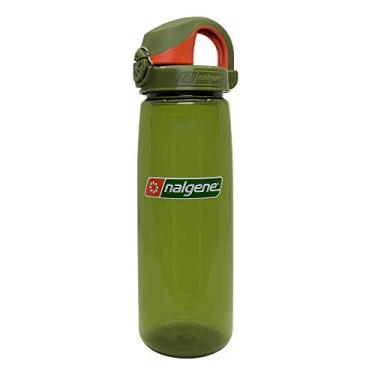 Imagem de Nalgene Garrafa de água On the Fly sem BPA, zimbro com zimbro/laranja, 680 g