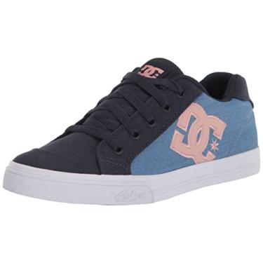 Imagem de DC Skate infantil unissex Chelsea Low Shoe, Jeans, 12 Big Kid