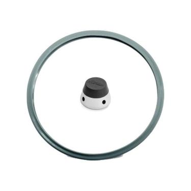 Imagem de Kit Panela De Pressão Borracha E Peso Eterna - Nigro