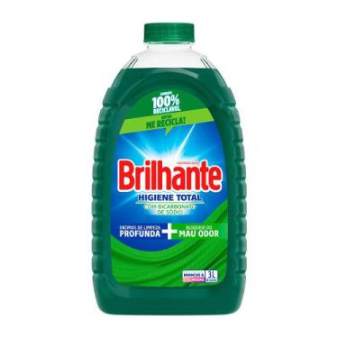 Imagem de Detergente Brilhante Líquido Higiene Total 3L