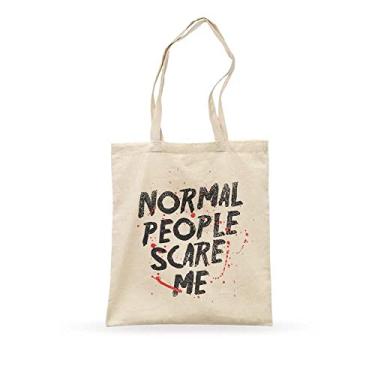 Imagem de Ecobag Normal People Scare Me