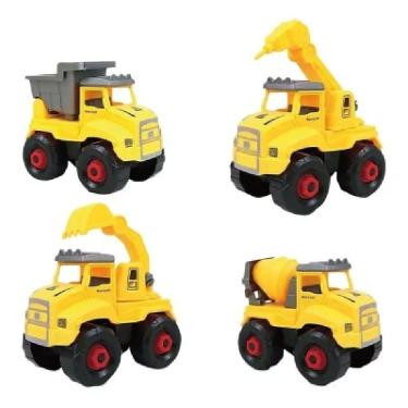 Imagem de Caminhão de Construção City Machine Brinquedo 2 in 1 BR1700