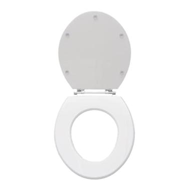 Imagem de Assento Sanitário Poliéster Áries Branco Para Louça Eternit