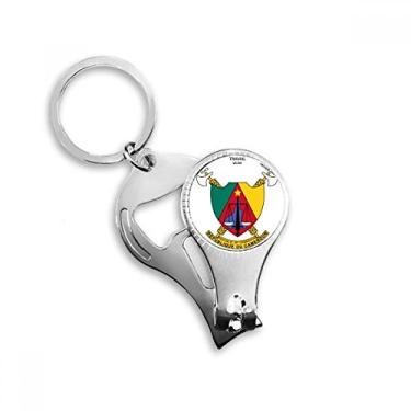 Imagem de Yaounde Camarões Emblema Nacional Alicate de Unha Anel Chaveiro Abridor de Garrafas Cortador