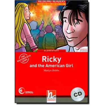 Imagem de Ricky and the american girl with cd - elementary