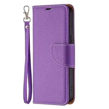 Imagem de Carteira macia de couro de luxo Candy Case para iPhone 12 13 14 Mini 11 Pro XS Max X XR 8 7 6 6S Plus SE PU Estojo para telefone, roxo, para iPhone 12