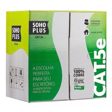 Imagem de Cabo Lan Furukawa Sohoplus Cat5E 305M 24Awg Cmx Pto 23200100